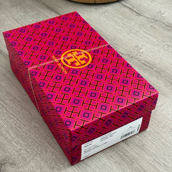 Tory Burch Black Sandals with Brown Sole - Picture 6 of 7